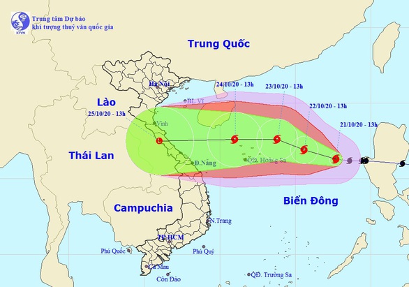 Bão số 8 vào đất liền, khả năng sẽ xuất hiện ngay bão số 9 - Ảnh 1.