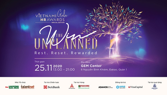 Gala trao giải Vietnam HR Awards 2020 – phiên bản đặc biệt - Ảnh 1. Gala trao giải Vietnam HR Awards 2020 – phiên bản đặc biệt - Ảnh 1.
