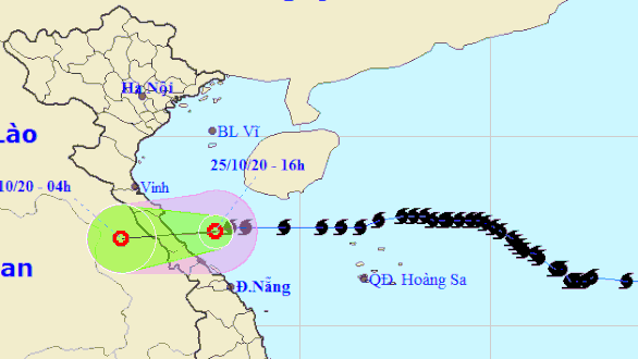 Bão số 8 đã suy yếu thành áp thấp nhiệt đới - Ảnh 1.