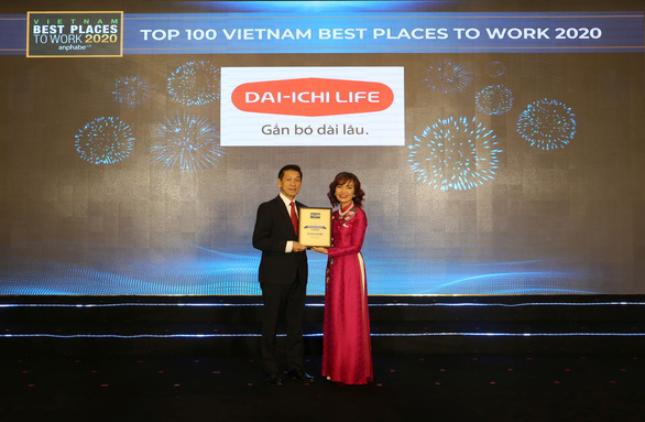 Dai-ichi Life Việt Nam đạt danh hiệu Top 2 Nơi làm việc tốt nhất ngành Bảo hiểm năm 2020 - Ảnh 1.
