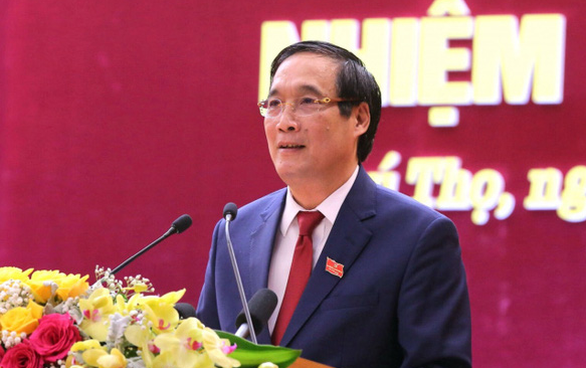 Ông Bùi Minh Châu tái đắc cử bí thư Tỉnh ủy Phú Thọ - Ảnh 1.
