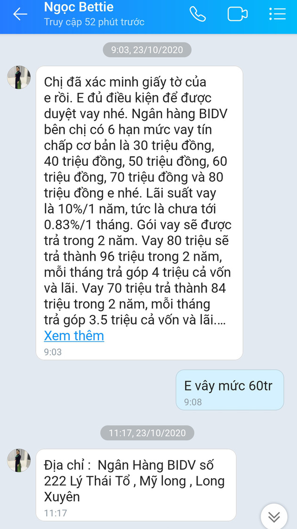 Báo động nạn giả danh cán bộ ngân hàng lừa đảo cho vay tín chấp - Ảnh 4.