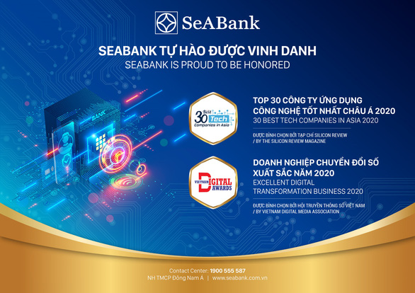 SeABank nhận giải thưởng chuyển đổi số Việt Nam - Ảnh 1.