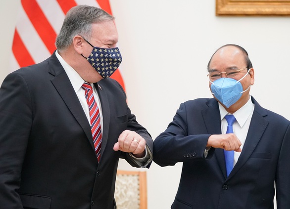 Ông Pompeo: Mỹ cam kết duy trì quan hệ ổn định, tiếp tục hợp tác với Việt Nam - Ảnh 1. Ông Pompeo: Mỹ cam kết duy trì quan hệ ổn định, tiếp tục hợp tác với Việt Nam - Ảnh 1.