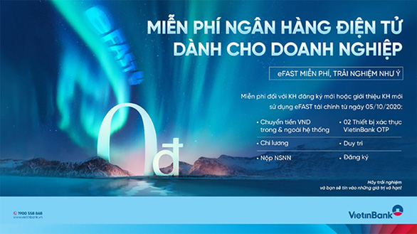 VietinBank miễn toàn bộ phí giao dịch trên ngân hàng điện tử dành cho doanh nghiệp - Ảnh 1.