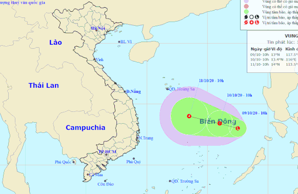 Mưa lũ chưa qua, ngoài biển Đông lại hình thành một vùng áp thấp mới - Ảnh 1.