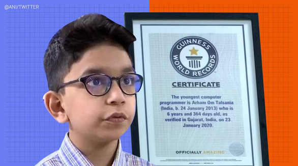 Cậu bé 6 tuổi thành lập trình viên trẻ nhất thế giới