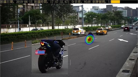 Đài Loan lắp camera âm thanh phạt người lái xe ồn ào - Ảnh 1. Đài Loan lắp camera âm thanh phạt người lái xe ồn ào - Ảnh 1.