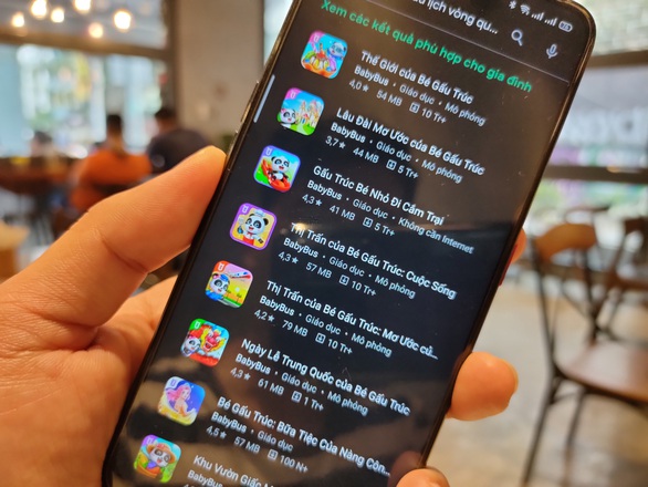 Gỡ bỏ game gấu trúc dành cho trẻ em có bản đồ ‘lưỡi bò’ - Ảnh 1. Gỡ bỏ game gấu trúc dành cho trẻ em có bản đồ ‘lưỡi bò’ - Ảnh 1.
