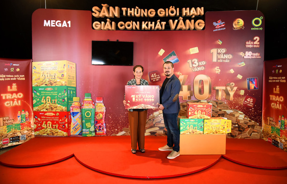 Săn thùng trúng vàng trên Mega1 tháng đầu tiên đã có 4kg vàng được trao - Ảnh 1.