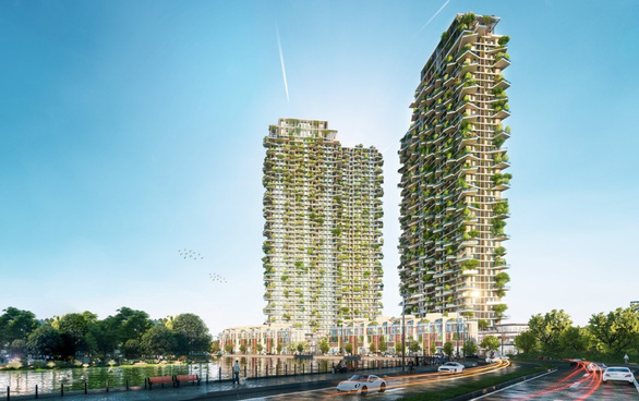 Ecopark xây dựng tháp xanh cao nhất thế giới - Ảnh 1.