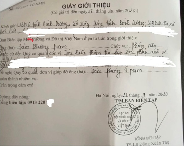 Binh Duong Police: The person claiming to be a journalist received VND 70 million to remove the article about the business - Photo 2.