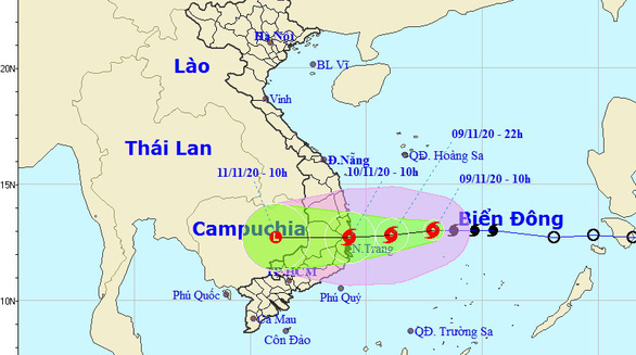 Bão cách Bình Định - Ninh Thuận 360km, gió giật cấp 10 - Ảnh 2.