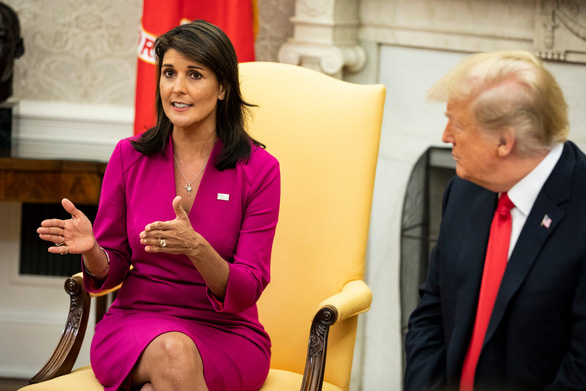 3 di sản đối ngoại của ông Trump mà bà Nikki Haley khuyên ông Biden giữ - Ảnh 1.