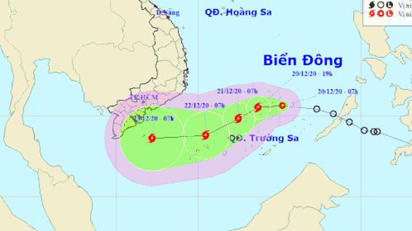 Áp thấp nhiệt đới có khả năng mạnh lên thành bão, diễn biến phức tạp - Ảnh 1.