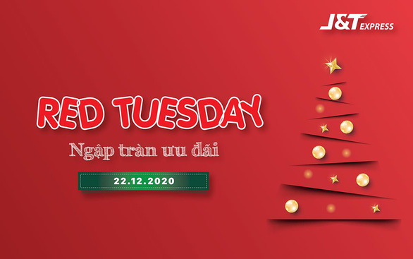 Red Tuesday 22-12: J&T Express ngập tràn ưu đãi - Ảnh 1.