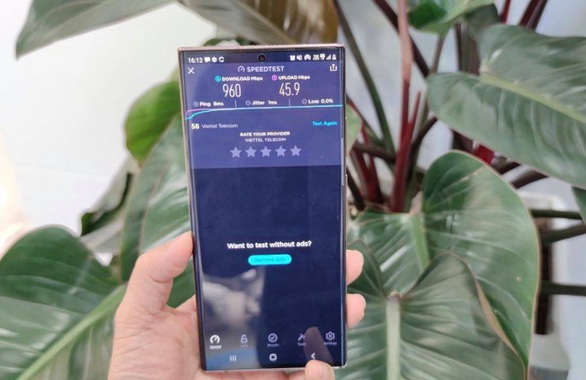 Samsung Note20 Ultra 5G đầu tiên của Việt Nam đã chạy trên mạng 5G Viettel. - Ảnh 1. Samsung Note20 Ultra 5G đầu tiên của Việt Nam đã chạy trên mạng 5G Viettel. - Ảnh 1.