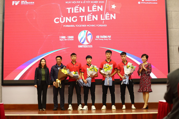 PVF chuyển nhượng 20 cầu thủ xuất sắc cho các CLB V-League, hạng nhất - Ảnh 1. PVF chuyển nhượng 20 cầu thủ xuất sắc cho các CLB V-League, hạng nhất - Ảnh 1.
