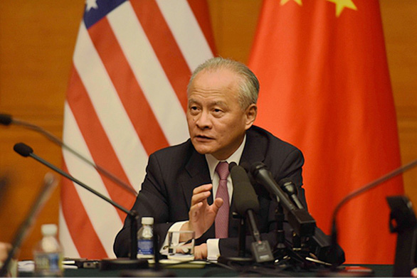 Đại sứ Trung Quốc kêu gọi Mỹ-Trung cải thiện quan hệ bằng thiện chí - Ảnh 1.