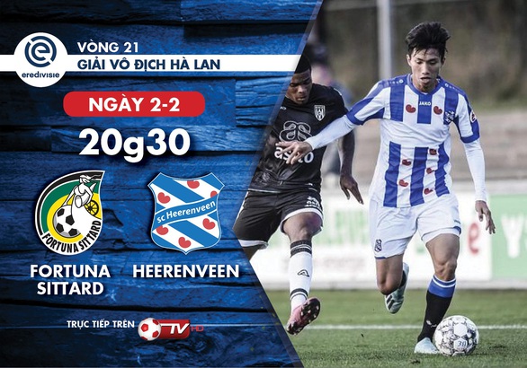 Lịch thi đấu CLB Heerenveen của Văn Hậu ngày 2-2 - Ảnh 1. Lịch thi đấu CLB Heerenveen của Văn Hậu ngày 2-2 - Ảnh 1.
