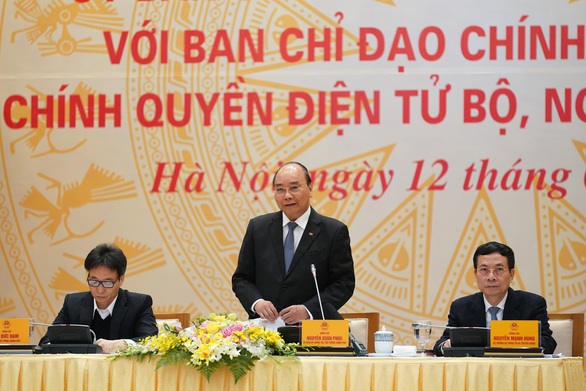 Thủ tướng: Làm tốt chính phủ điện tử giúp ngăn ngừa corona - Ảnh 1. Thủ tướng: Làm tốt chính phủ điện tử giúp ngăn ngừa corona - Ảnh 1.
