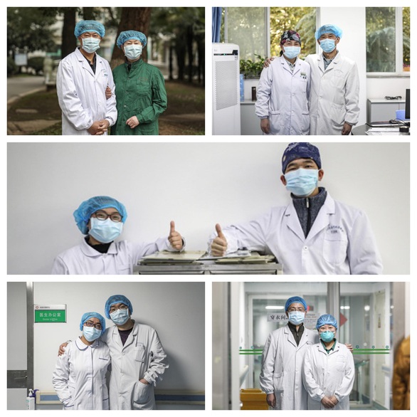 Những cặp đôi thầy thuốc cùng nhau chiến đấu chống COVID-19 cứu người - Ảnh 1. Những cặp đôi thầy thuốc cùng nhau chiến đấu chống COVID-19 cứu người - Ảnh 1.