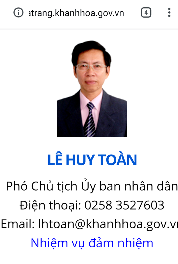 Sau khởi tố hơn 1 năm, bị can Lê Huy Toàn vẫn là phó chủ tịch UBND TP Nha Trang, vì sao? - Ảnh 1. Sau khởi tố hơn 1 năm, bị can Lê Huy Toàn vẫn là phó chủ tịch UBND TP Nha Trang, vì sao? - Ảnh 1.