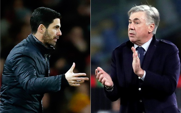 Arteta quyết đấu Ancelotti - Ảnh 1. Arteta quyết đấu Ancelotti - Ảnh 1.