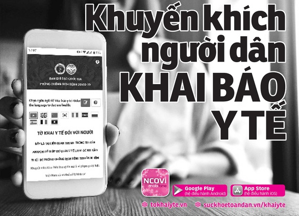 Bắt đầu khuyến khích người dân khai báo y tế - Ảnh 2. Bắt đầu khuyến khích người dân khai báo y tế - Ảnh 2.