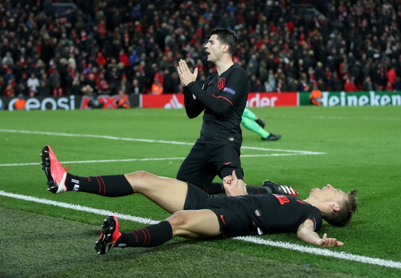 Liverpool bị Atletico Madrid loại khỏi Champions League - Ảnh 1. Liverpool bị Atletico Madrid loại khỏi Champions League - Ảnh 1.