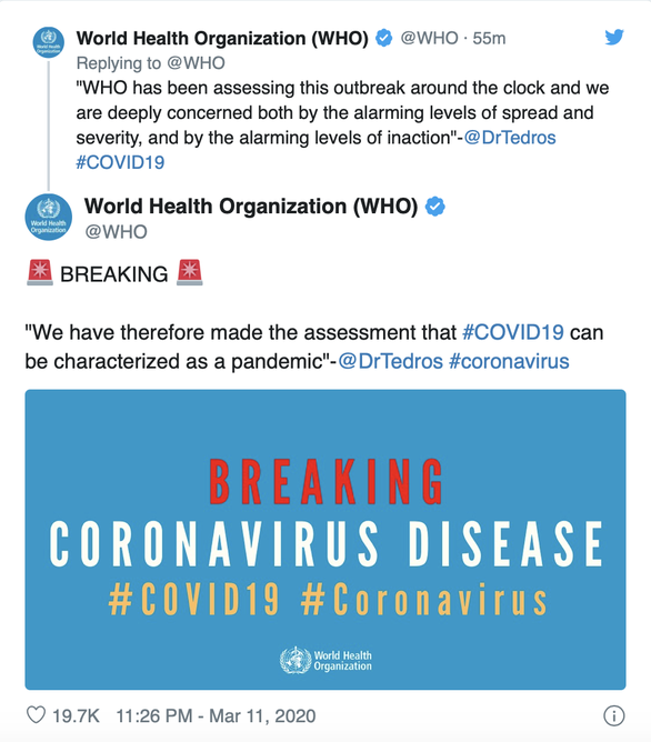 WHO công bố: COVID-19 là đại dịch, các nước không được khoanh tay - Ảnh 2.