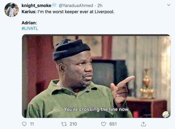 CĐV Liverpool: Thủ môn Adrian dương tính với... virus Karius - Ảnh 6. CĐV Liverpool: Thủ môn Adrian dương tính với... virus Karius - Ảnh 6.