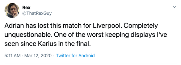 CĐV Liverpool: Thủ môn Adrian dương tính với... virus Karius - Ảnh 5. CĐV Liverpool: Thủ môn Adrian dương tính với... virus Karius - Ảnh 5.