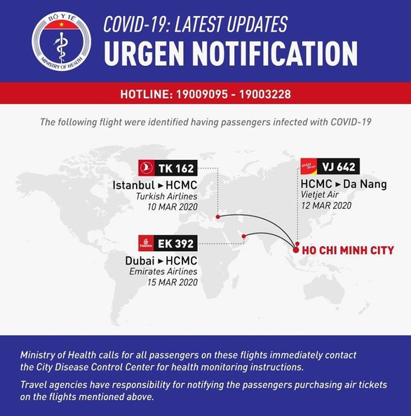 Thêm 3 chuyến bay có hành khách nhiễm COVID-19 - Ảnh 3. Thêm 3 chuyến bay có hành khách nhiễm COVID-19 - Ảnh 3.