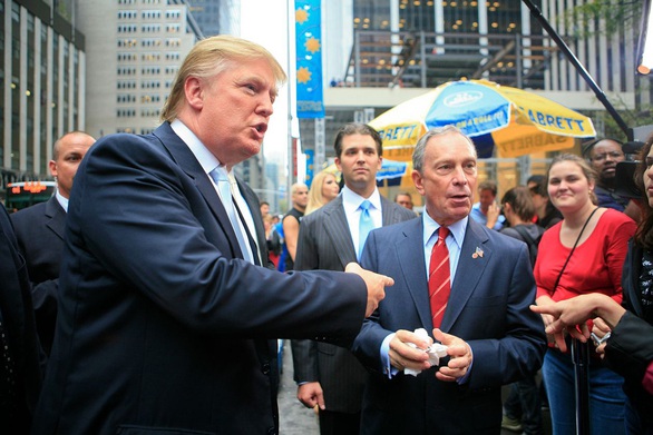 Trump - Bloomberg: Hai tỉ phú New York từ đối tác đến đối thủ - Ảnh 1. Trump - Bloomberg: Hai tỉ phú New York từ đối tác đến đối thủ - Ảnh 1.