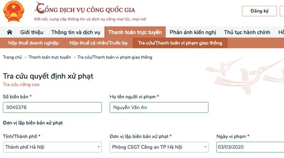 Tích hợp 65 dịch vụ công trên Cổng Dịch vụ công quốc gia - Ảnh 1. Tích hợp 65 dịch vụ công trên Cổng Dịch vụ công quốc gia - Ảnh 1.