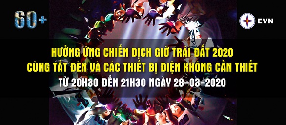 EVNHCMC vận động hưởng ứng Giờ Trái đất 2020 - Ảnh 1. EVNHCMC vận động hưởng ứng Giờ Trái đất 2020 - Ảnh 1.