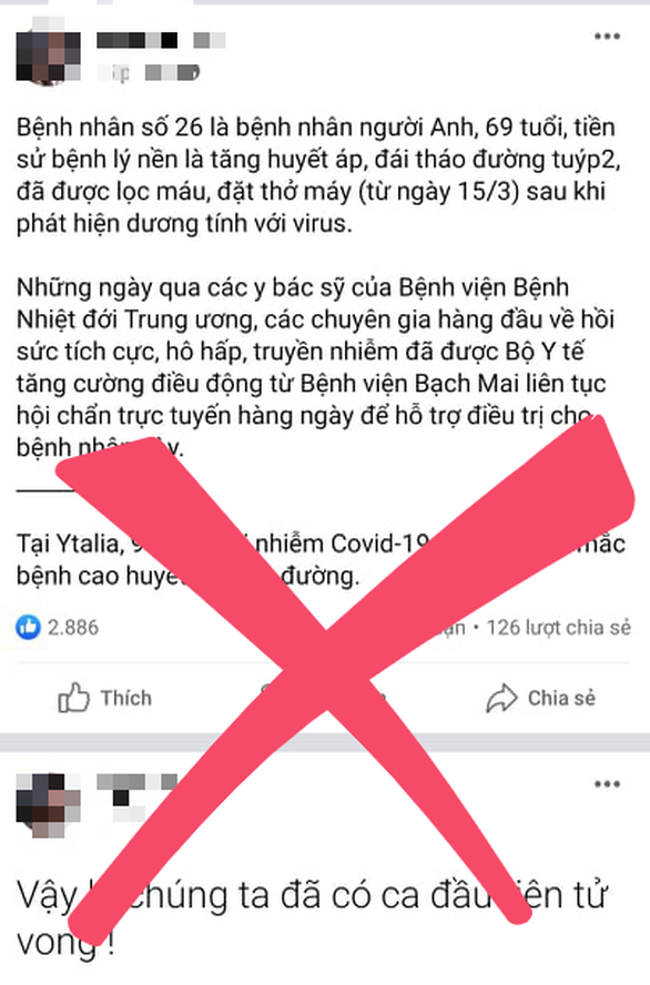 Mời chủ Facebook Nguyễn Sin làm việc do tung tin có người chết vì COVID-19 - Ảnh 2.
