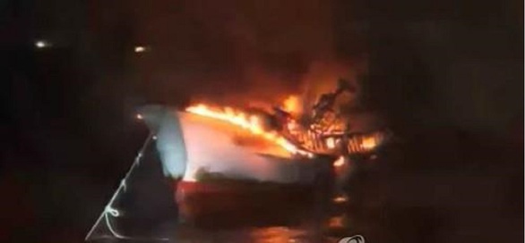 5 thuyền viên Việt mất tích trong vụ hỏa hoạn tàu cá ngoài khơi đảo Jeju - Ảnh 1. 5 thuyền viên Việt mất tích trong vụ hỏa hoạn tàu cá ngoài khơi đảo Jeju - Ảnh 1.