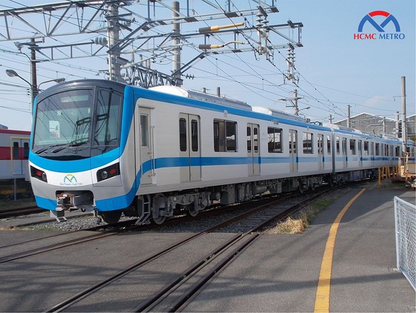 Đoàn tàu metro số 1 Bến Thành - Suối Tiên chạy thử ở Nhật Bản - Ảnh 1. Đoàn tàu metro số 1 Bến Thành - Suối Tiên chạy thử ở Nhật Bản - Ảnh 1.