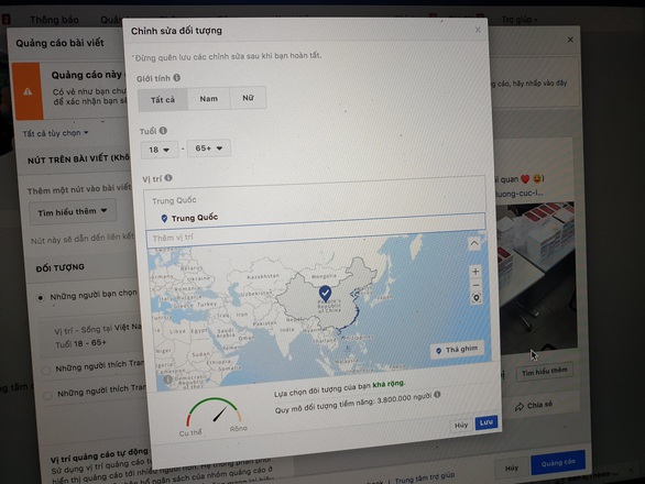Bản đồ trên Facebook thông tin sai lệch về lãnh thổ Việt Nam - Ảnh 1. Bản đồ trên Facebook thông tin sai lệch về lãnh thổ Việt Nam - Ảnh 1.