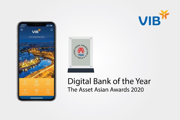 VIB lần thứ tư nhận giải thưởng về Ngân hàng số - Ảnh 1. VIB lần thứ tư nhận giải thưởng về Ngân hàng số - Ảnh 1.