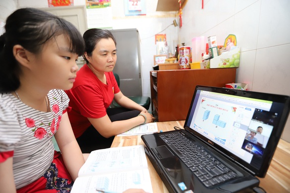 20-50% học sinh ở TP.HCM không học trực tuyến - Ảnh 1. 20-50% học sinh ở TP.HCM không học trực tuyến - Ảnh 1.