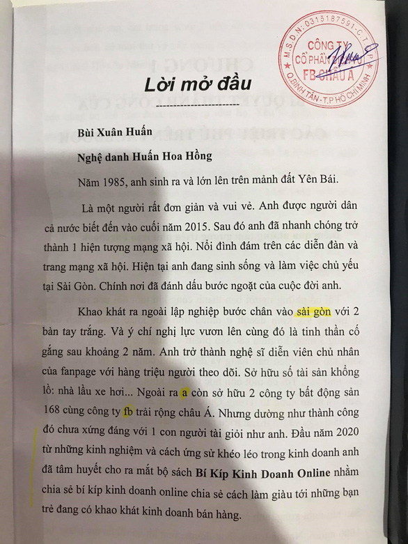 Huấn ‘hoa hồng’ bán sách dạy kiếm tiền, cơ quan chức năng nói gì? - Ảnh 2.