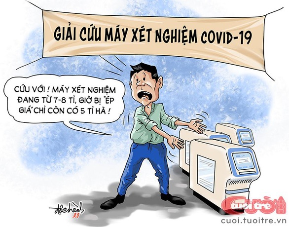 Số phận máy xét nghiệm - Ảnh 1. Số phận máy xét nghiệm - Ảnh 1.