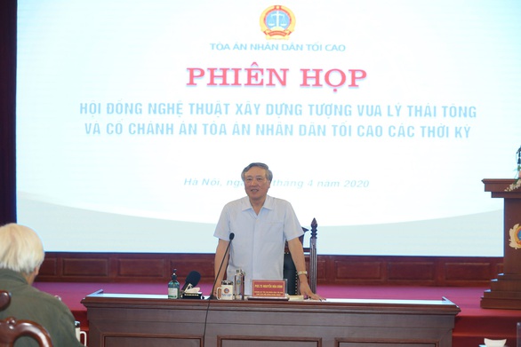 Chỉ dựng tượng vua Lý Thái Tông tại trụ sở Tòa án tối cao - Ảnh 2. Chỉ dựng tượng vua Lý Thái Tông tại trụ sở Tòa án tối cao - Ảnh 2.