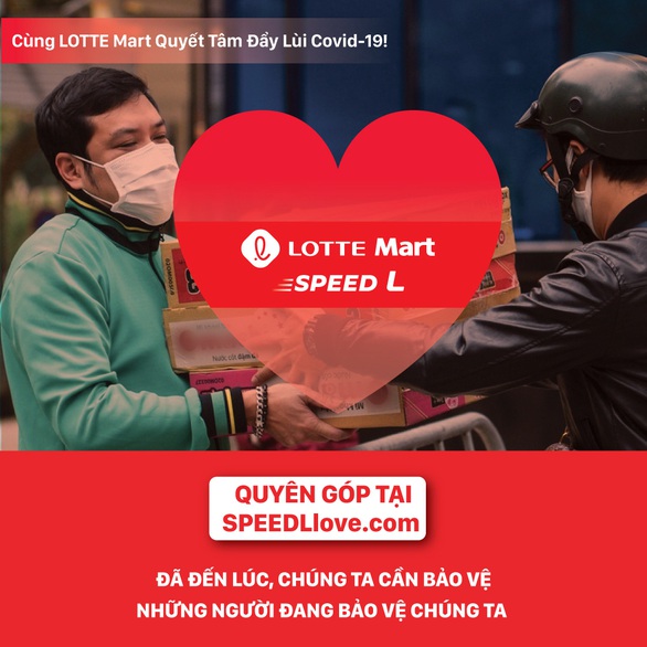 Lotte Mart Việt Nam chung tay phòng chống dịch COVID-19 - Ảnh 1. Lotte Mart Việt Nam chung tay phòng chống dịch COVID-19 - Ảnh 1.