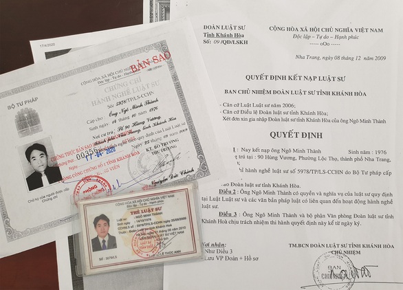 ‘Lùm xùm’ xóa tên luật sư: vẫn xóa tên bằng 1 quyết định khác - Ảnh 1. ‘Lùm xùm’ xóa tên luật sư: vẫn xóa tên bằng 1 quyết định khác - Ảnh 1.