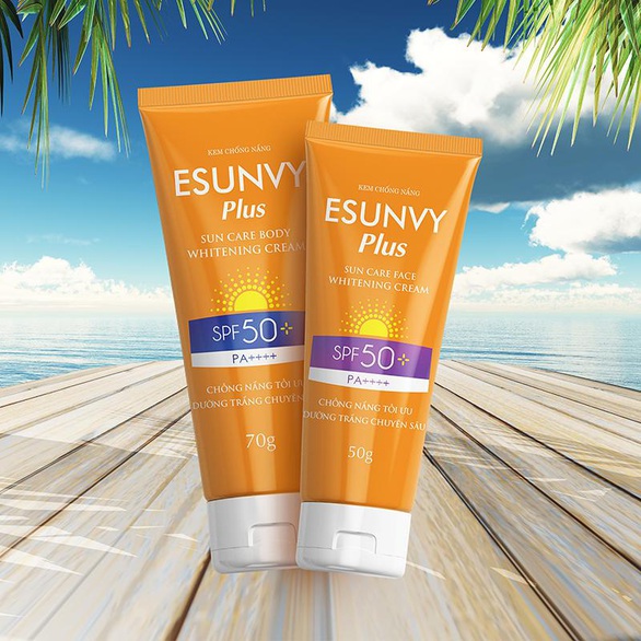 Kem chống nắng Esunvy: Chống nắng tối ưu - dưỡng trắng chuyên sâu - Ảnh 2. Kem chống nắng Esunvy: Chống nắng tối ưu - dưỡng trắng chuyên sâu - Ảnh 2.