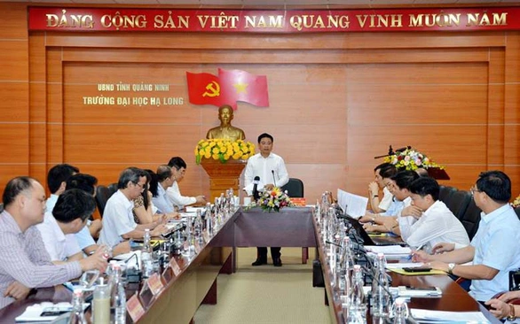 Trường ĐH Hạ Long: chủ tịch tỉnh kiêm nhiệm vì cần người có kinh nghiệm triển khai dự án - Ảnh 1. Trường ĐH Hạ Long: chủ tịch tỉnh kiêm nhiệm vì cần người có kinh nghiệm triển khai dự án - Ảnh 1.